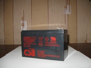 Аккумулятор CSB 12В 7, 2Ач до эхолота,  детского электромобиля,  сигнализ